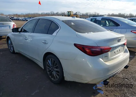 2018 Infiniti Q50 3.0T Luxe from USA, damaged, VIN JN1EV7AR4JM430477